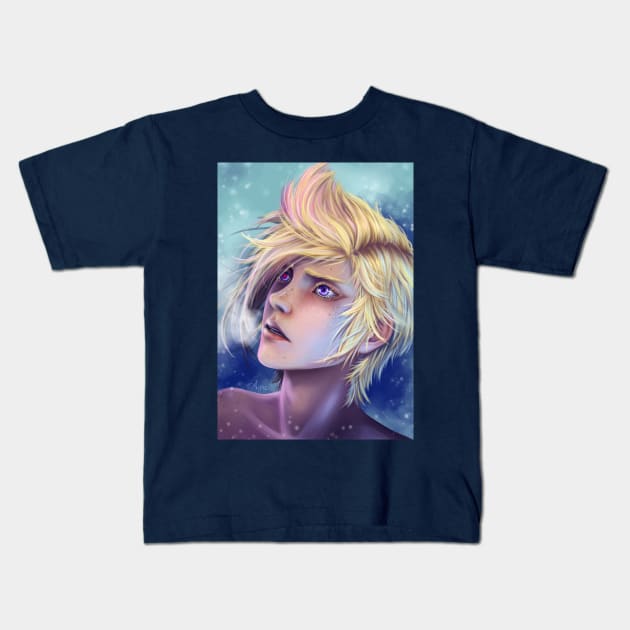 Prompto Argentum - A dim light that survives winter Kids T-Shirt by AmeNocturna